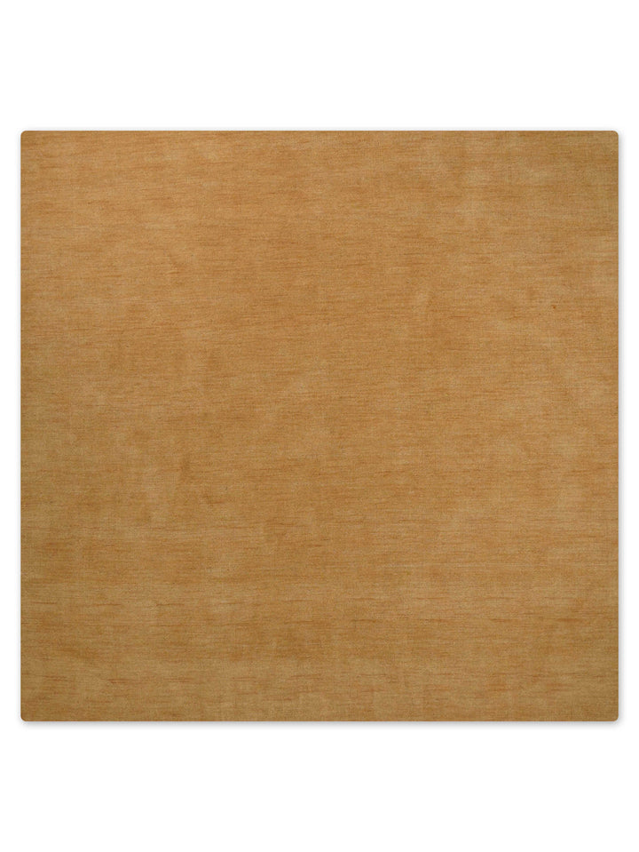 Modern Hand-Knotted Wool Rug – Solid Design