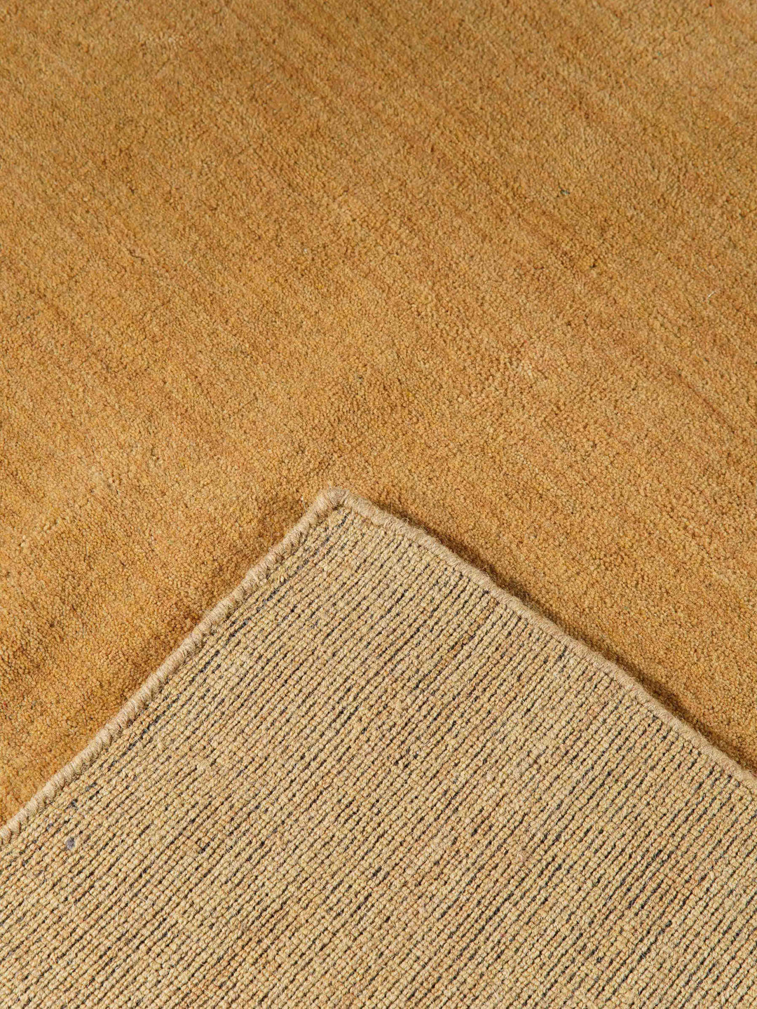 Modern Hand-Knotted Wool Rug – Solid Design