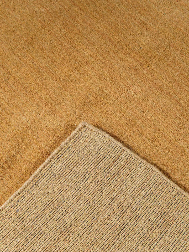 Modern Hand-Knotted Wool Rug – Solid Design
