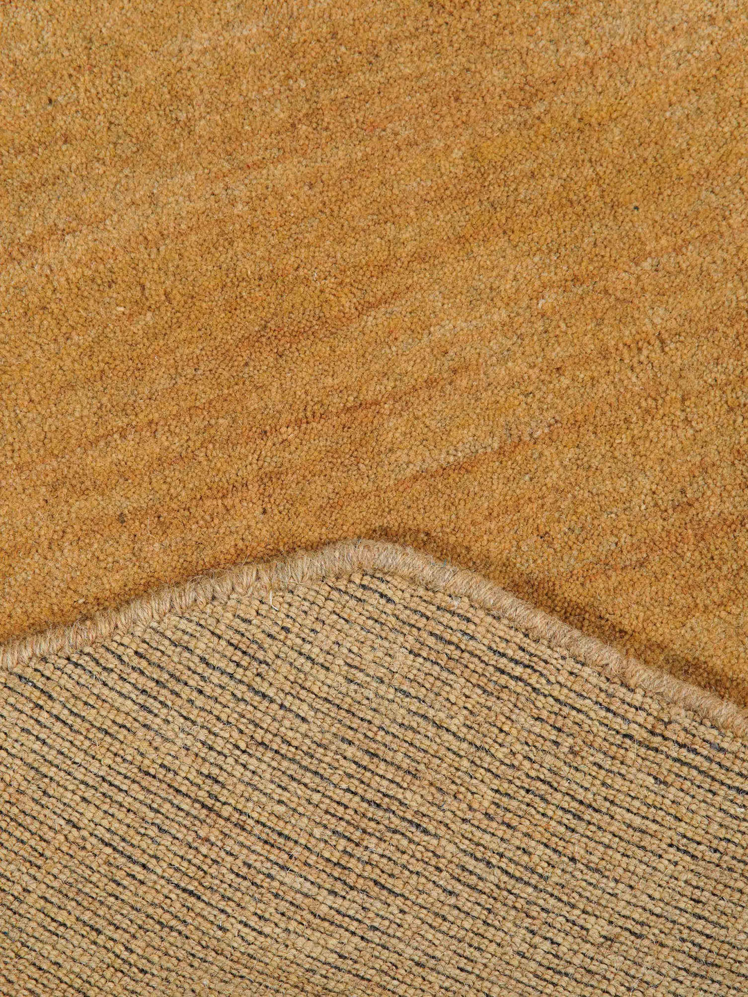 Modern Hand-Knotted Wool Rug – Solid Design