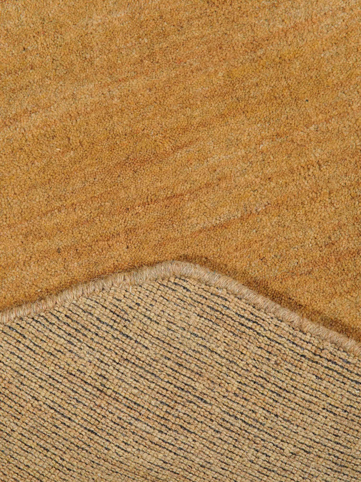Modern Hand-Knotted Wool Rug – Solid Design