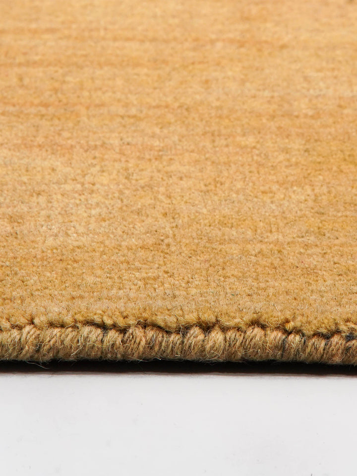Modern Hand-Knotted Wool Rug – Solid Design