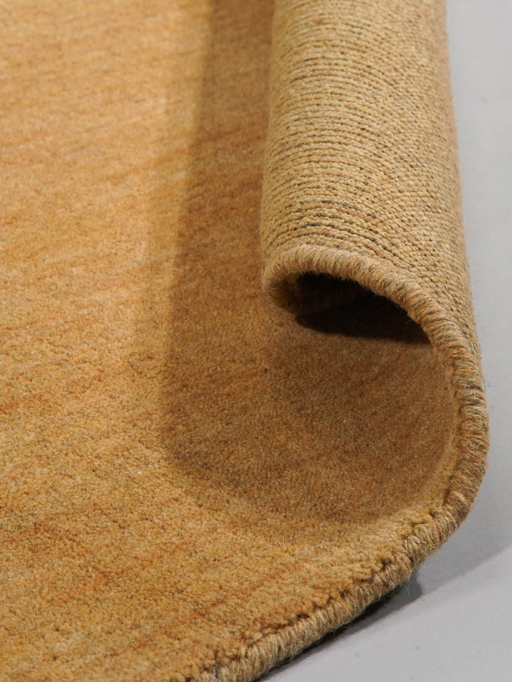 Modern Hand-Knotted Wool Rug – Solid Design