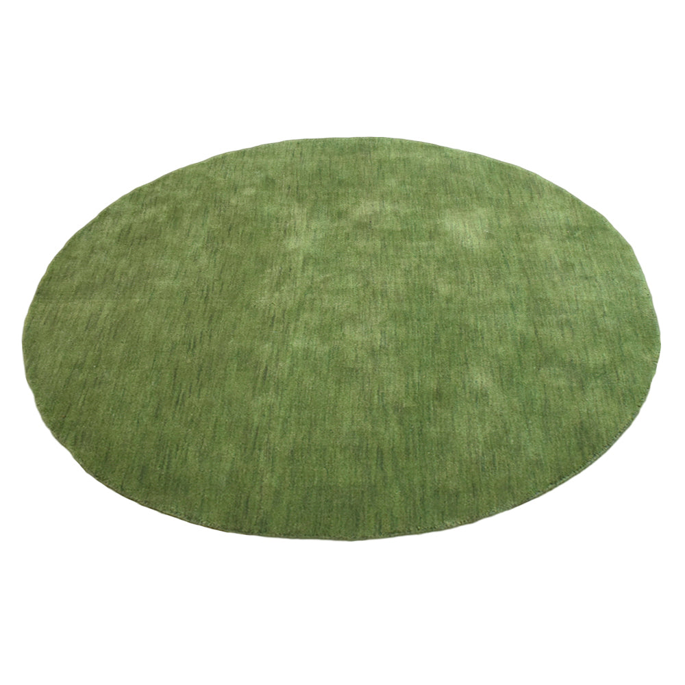 Modern Hand-Knotted Wool Rug – Solid Design