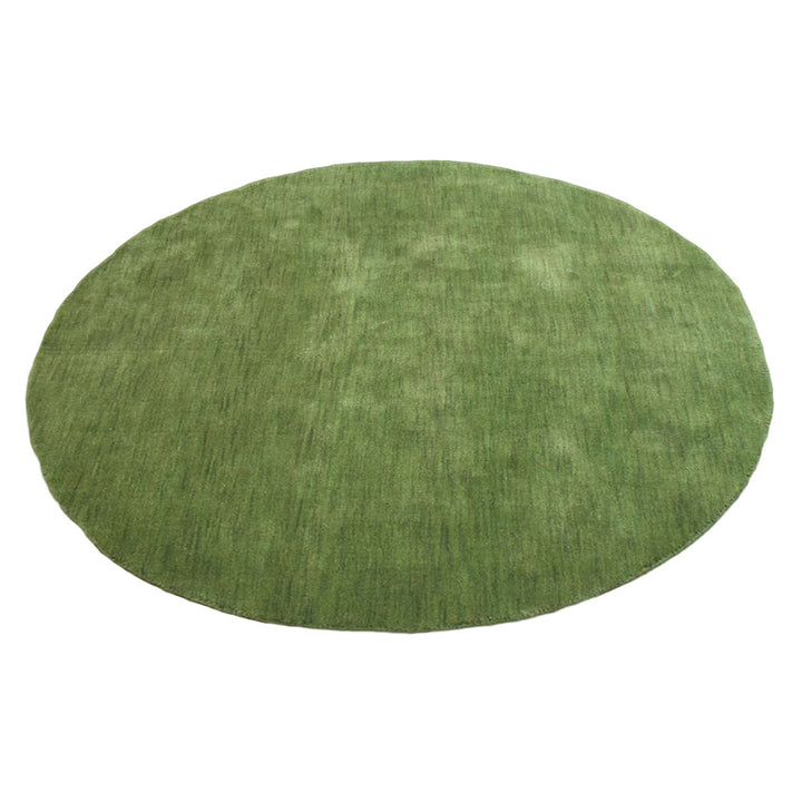 Modern Hand-Knotted Wool Rug – Solid Design