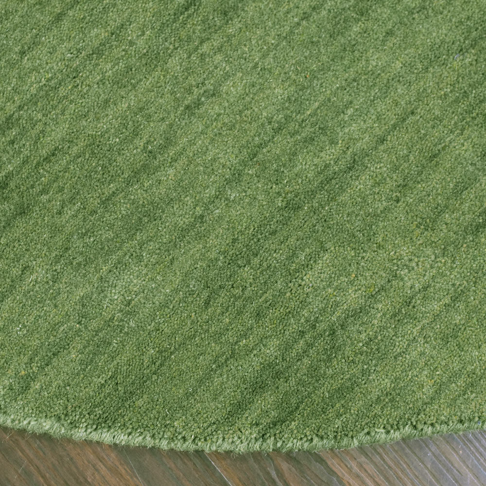Modern Hand-Knotted Wool Rug – Solid Design