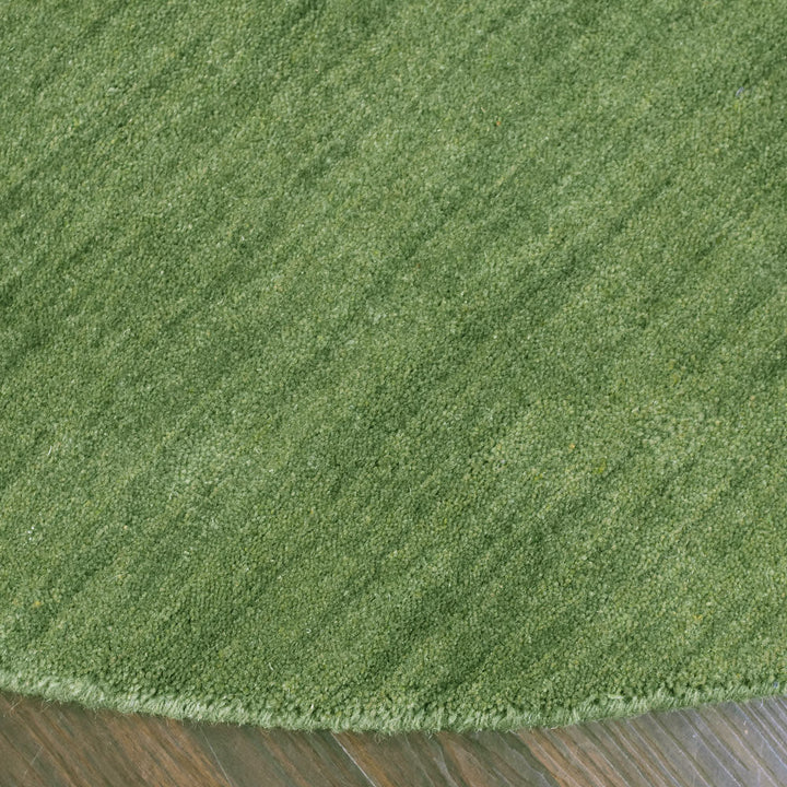 Modern Hand-Knotted Wool Rug – Solid Design