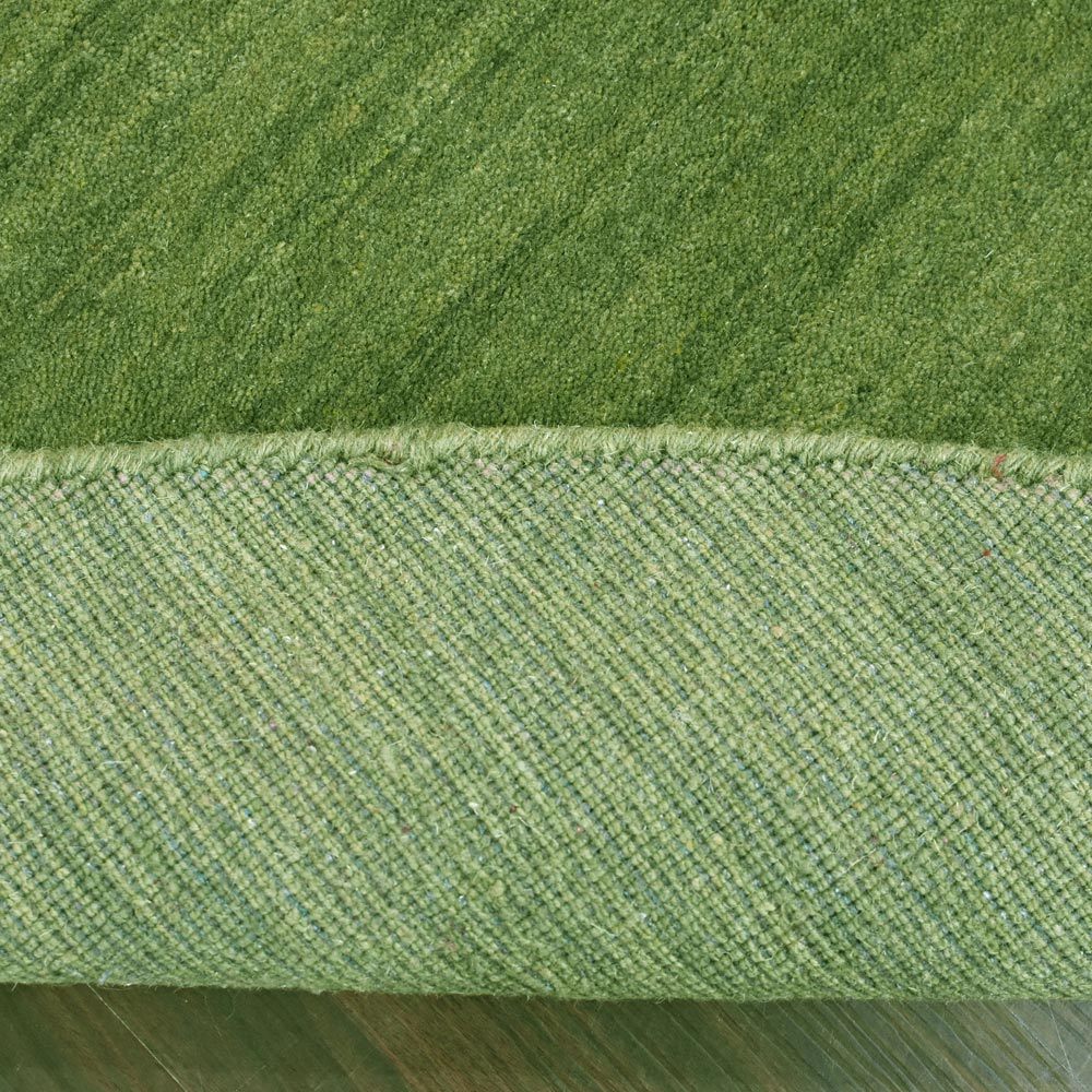 Modern Hand-Knotted Wool Rug – Solid Design