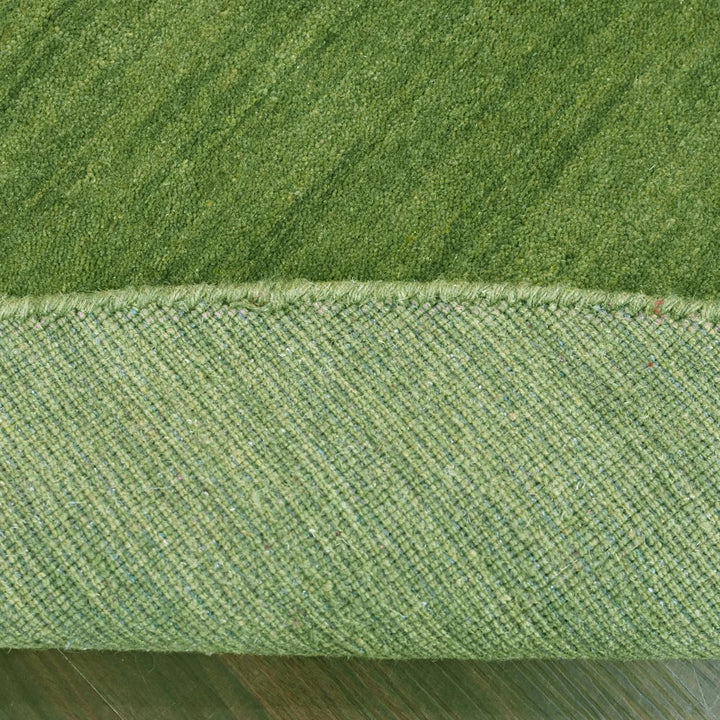 Modern Hand-Knotted Wool Rug – Solid Design