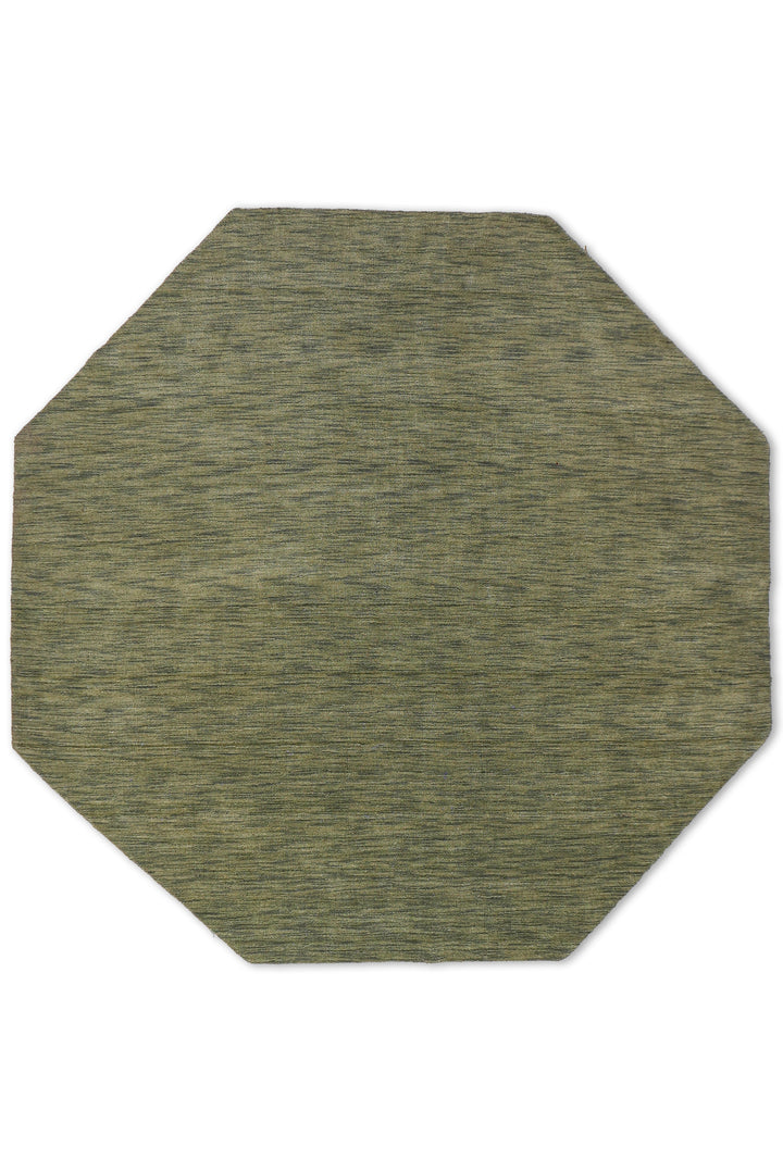 Modern Hand-Knotted Wool Rug – Solid Design