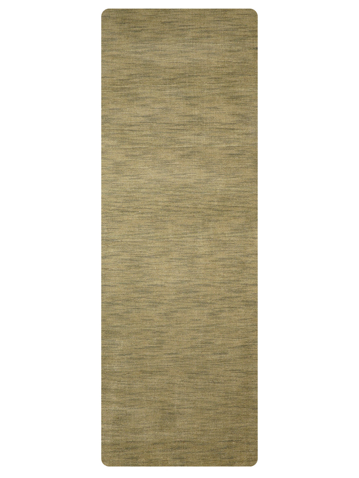 Modern Hand-Knotted Wool Rug – Solid Design