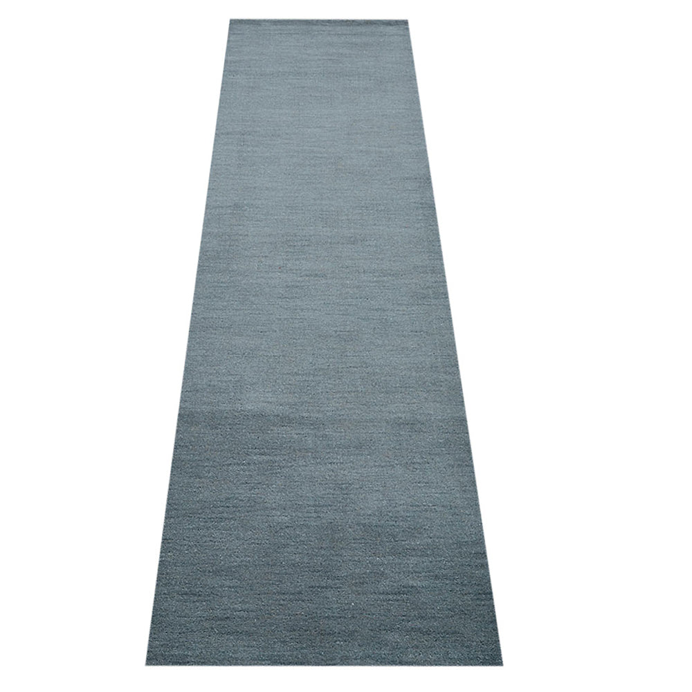 Modern Hand-Knotted Wool Rug – Solid Design