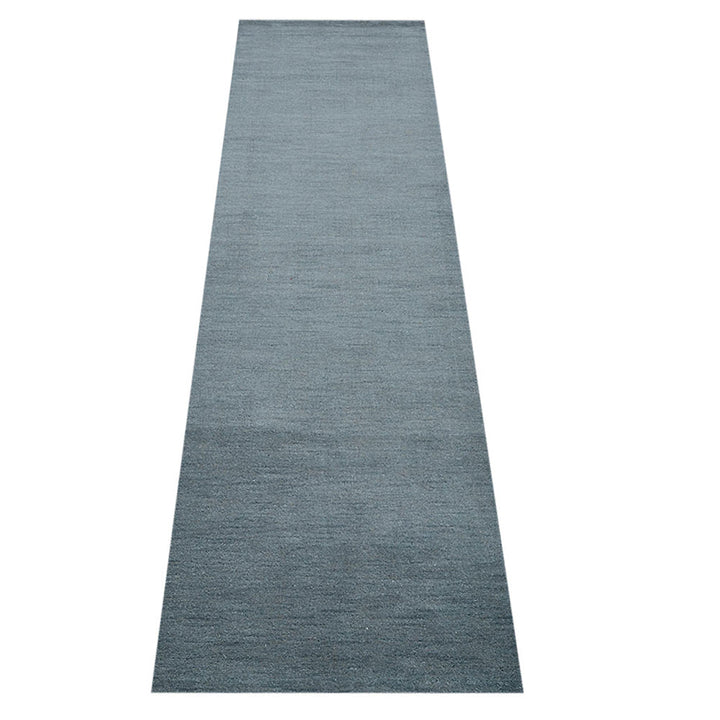 Modern Hand-Knotted Wool Rug – Solid Design