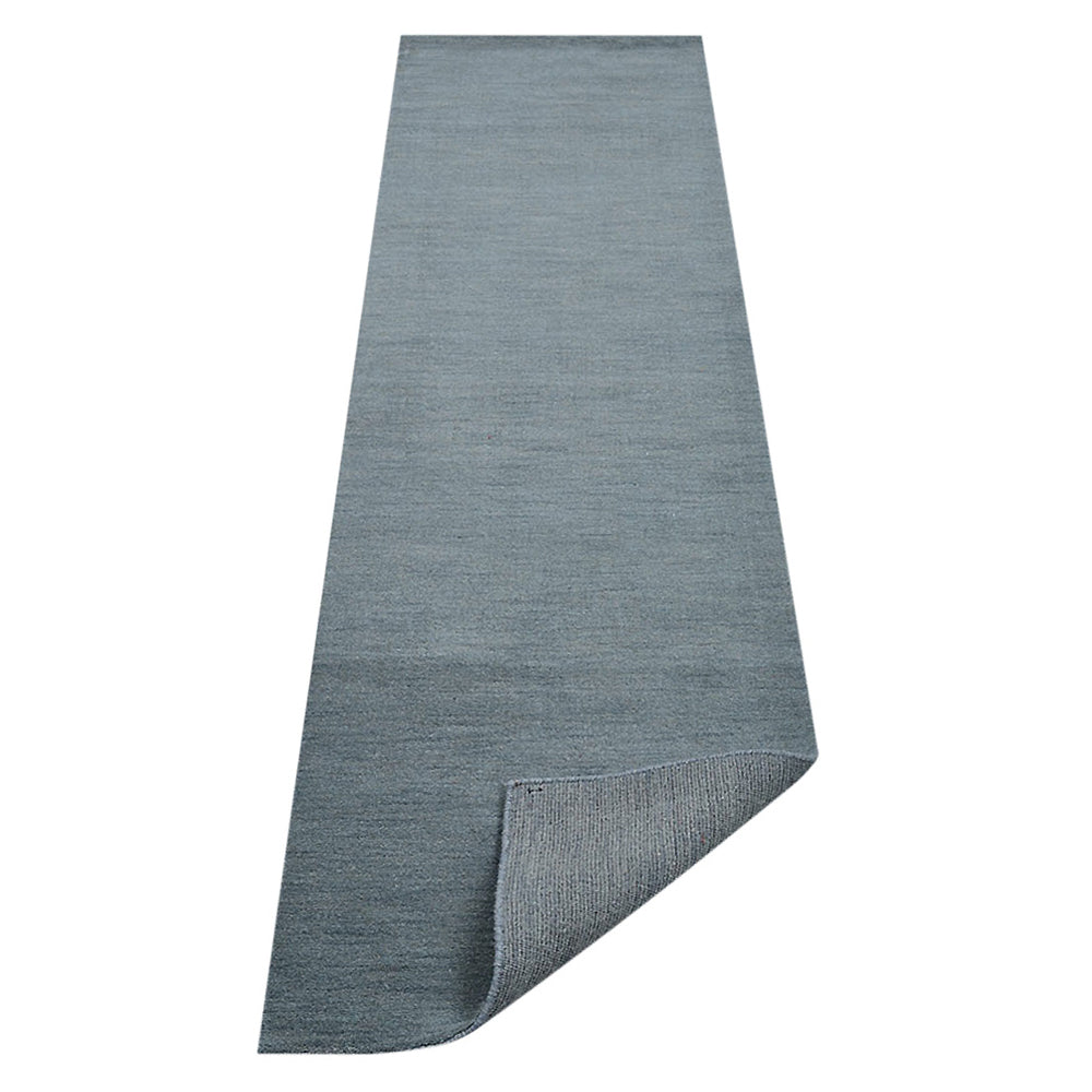 Modern Hand-Knotted Wool Rug – Solid Design