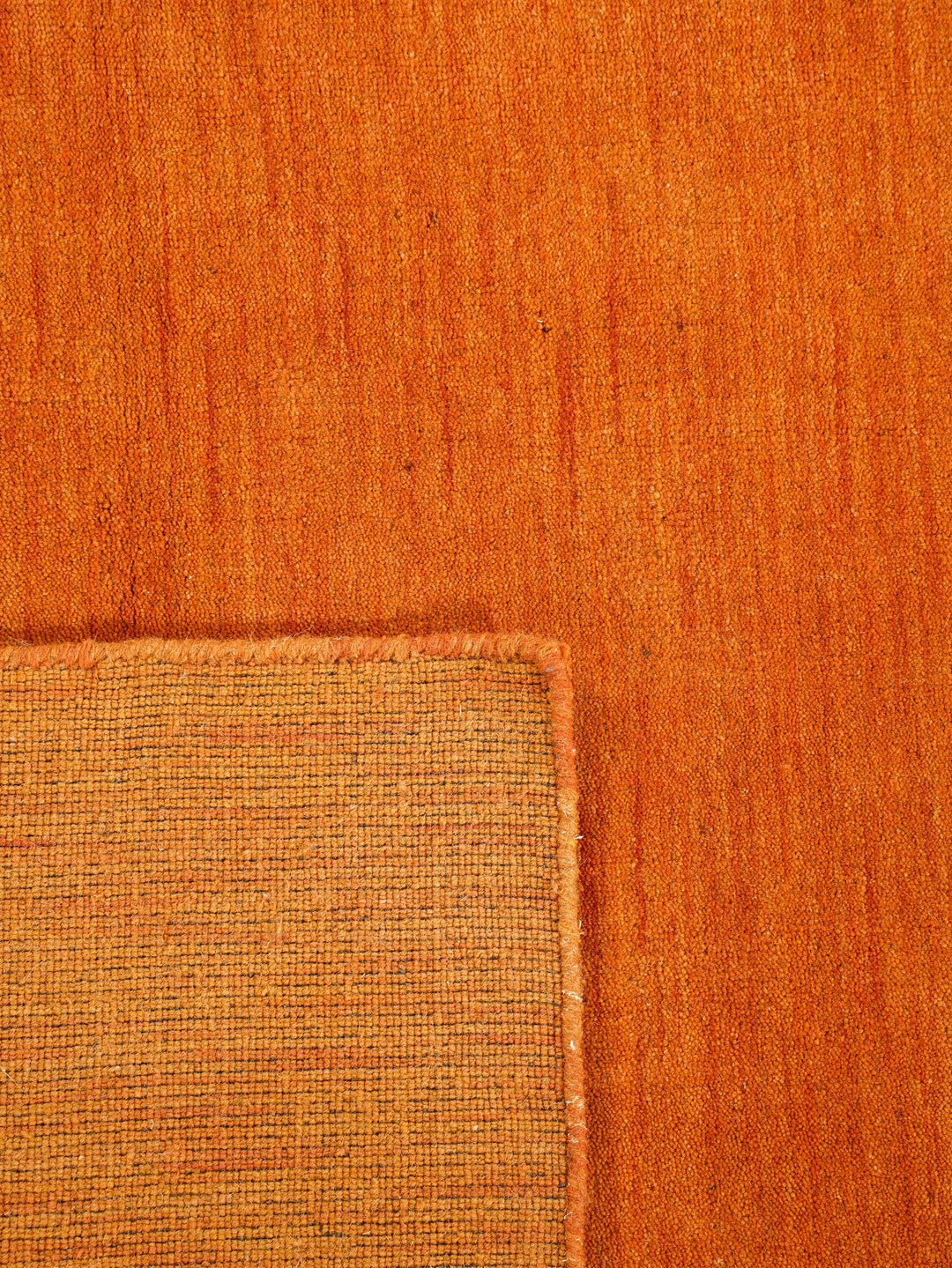 Modern Hand-Knotted Wool Rug – Solid Design
