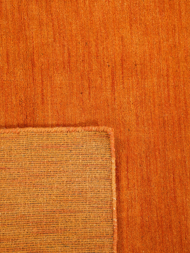 Modern Hand-Knotted Wool Rug – Solid Design