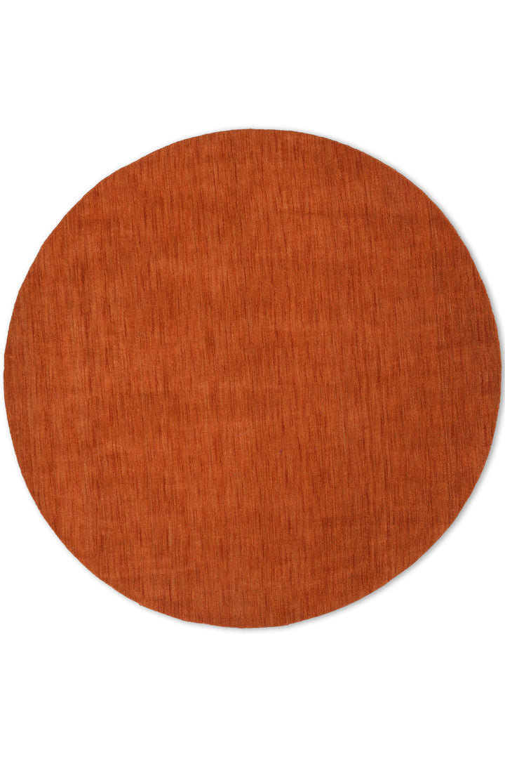 Modern Hand-Knotted Wool Rug – Solid Design