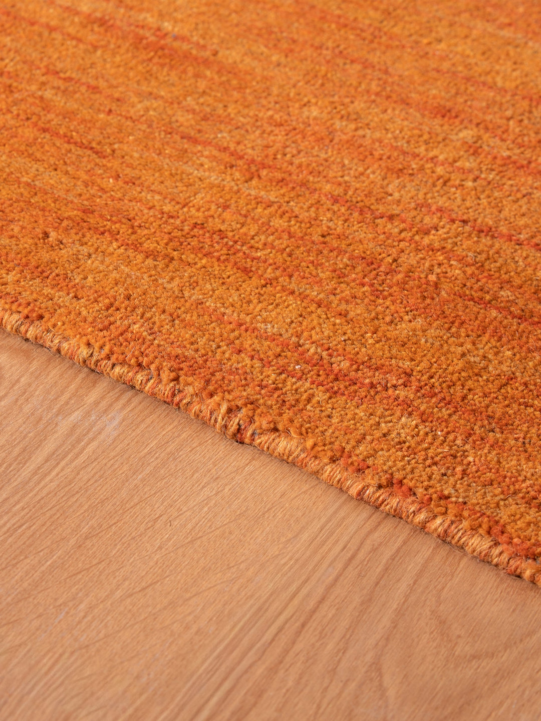 Modern Hand-Knotted Wool Rug – Solid Design