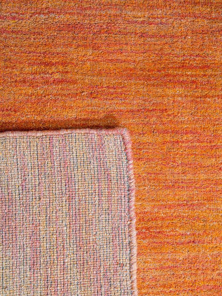 Modern Hand-Knotted Wool Rug – Solid Design
