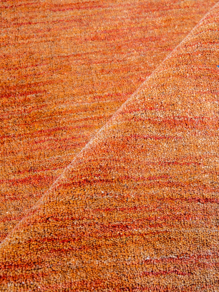Modern Hand-Knotted Wool Rug – Solid Design