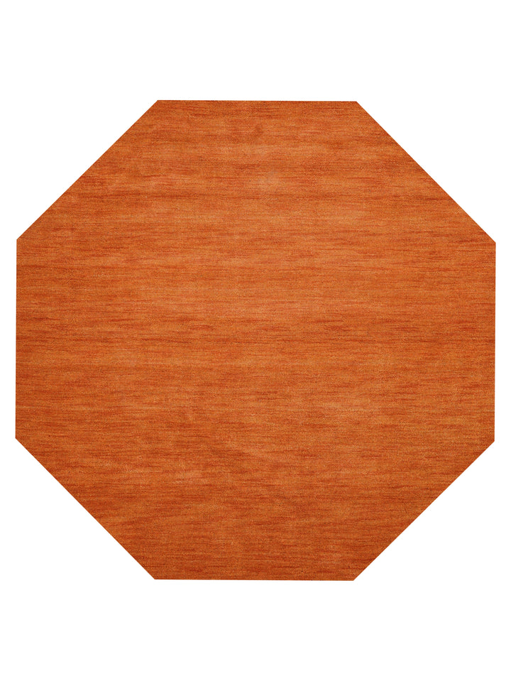 Modern Hand-Knotted Wool Rug – Solid Design