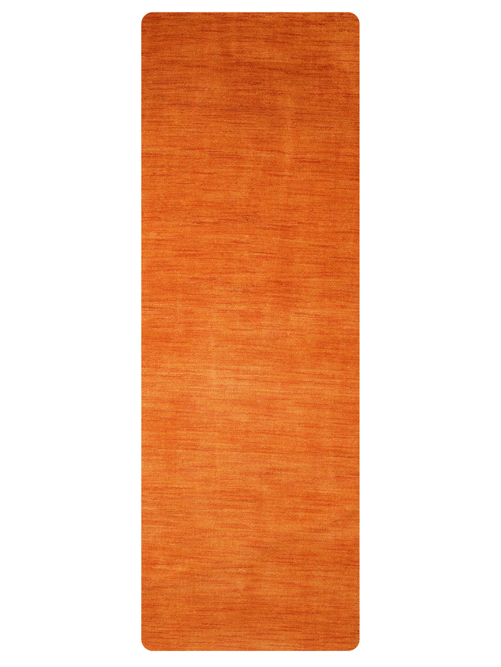 Modern Hand-Knotted Wool Rug – Solid Design