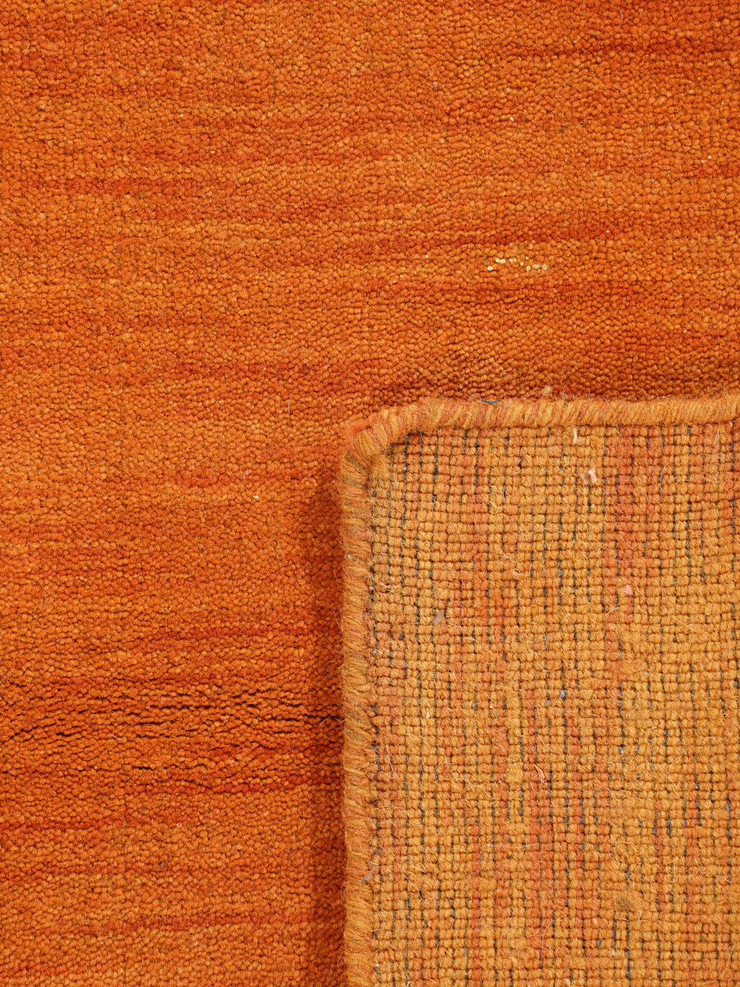 Modern Hand-Knotted Wool Rug – Solid Design