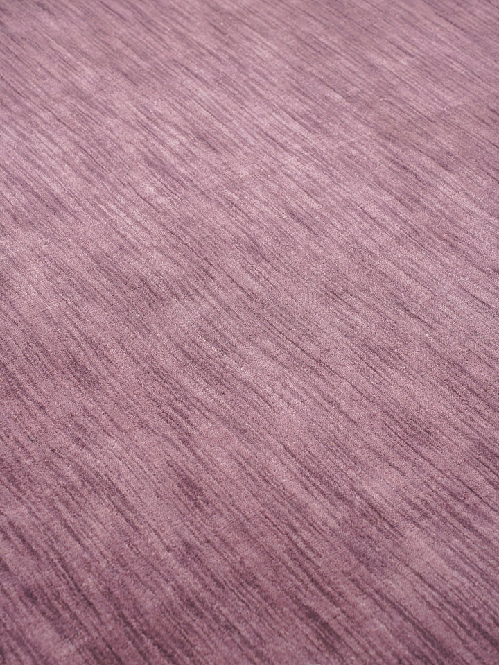 Solid Hand Knotted Wool Rug