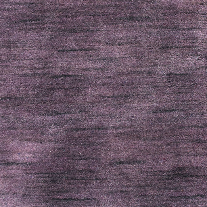 Solid Hand Knotted Wool Rug
