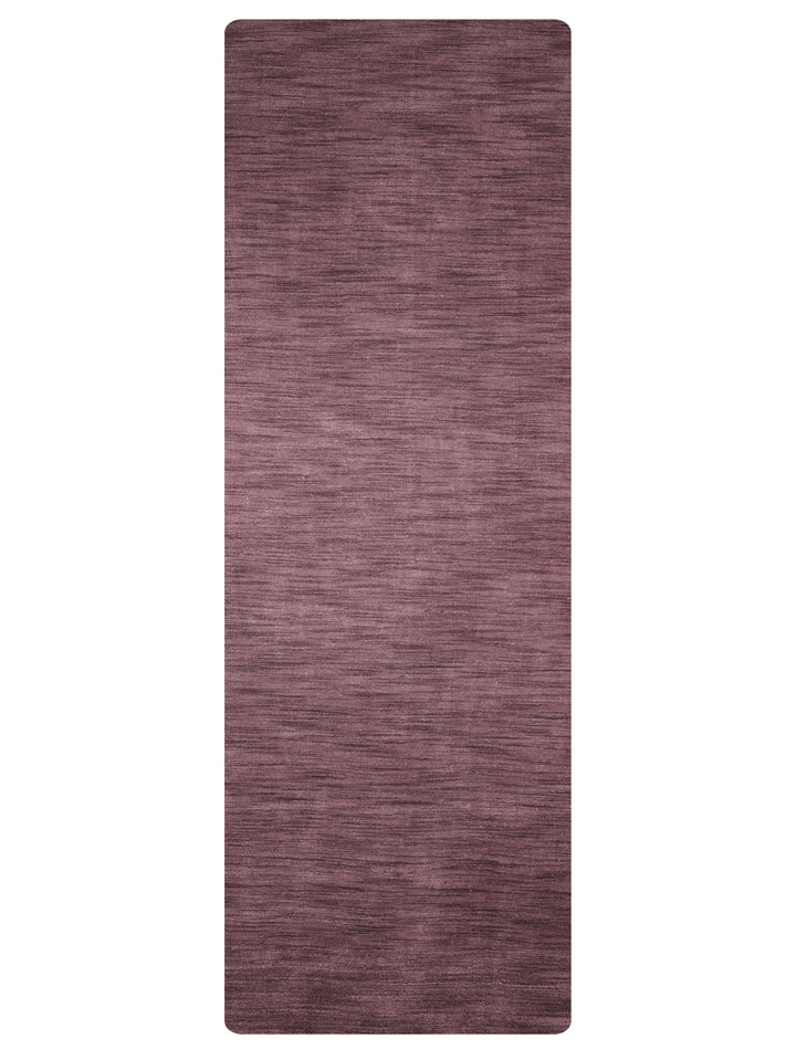 Solid Hand Knotted Wool Rug