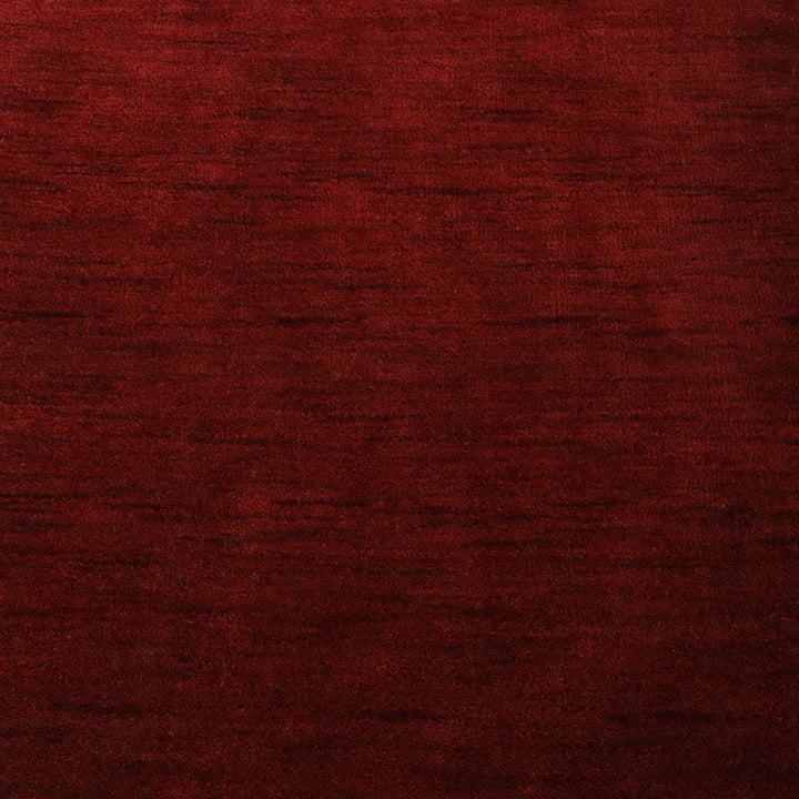Solid Hand Knotted Wool Rug