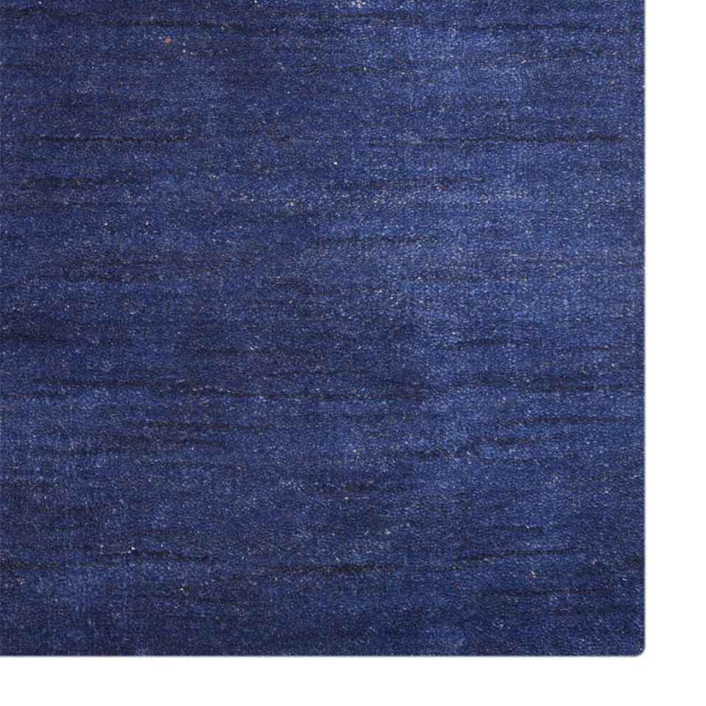 Premium Hand-Knotted Wool Area Rug – Solid Texture