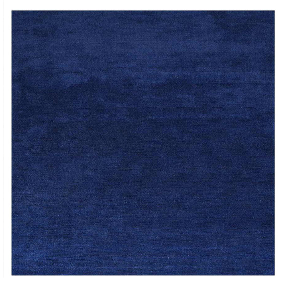 Premium Hand-Knotted Wool Area Rug – Solid Texture