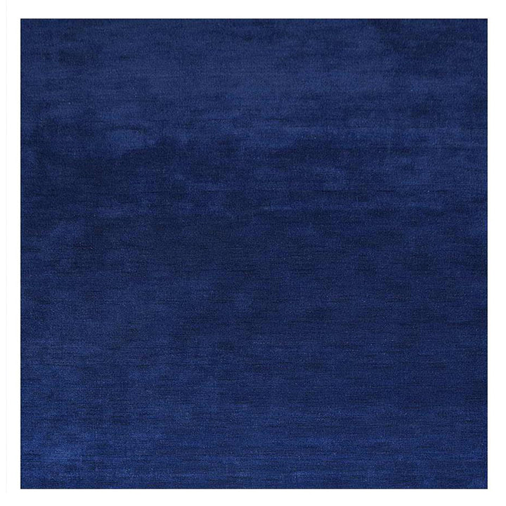 Premium Hand-Knotted Wool Area Rug – Solid Texture