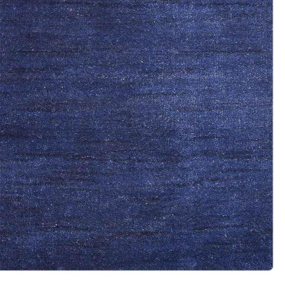 Premium Hand-Knotted Wool Area Rug – Solid Texture