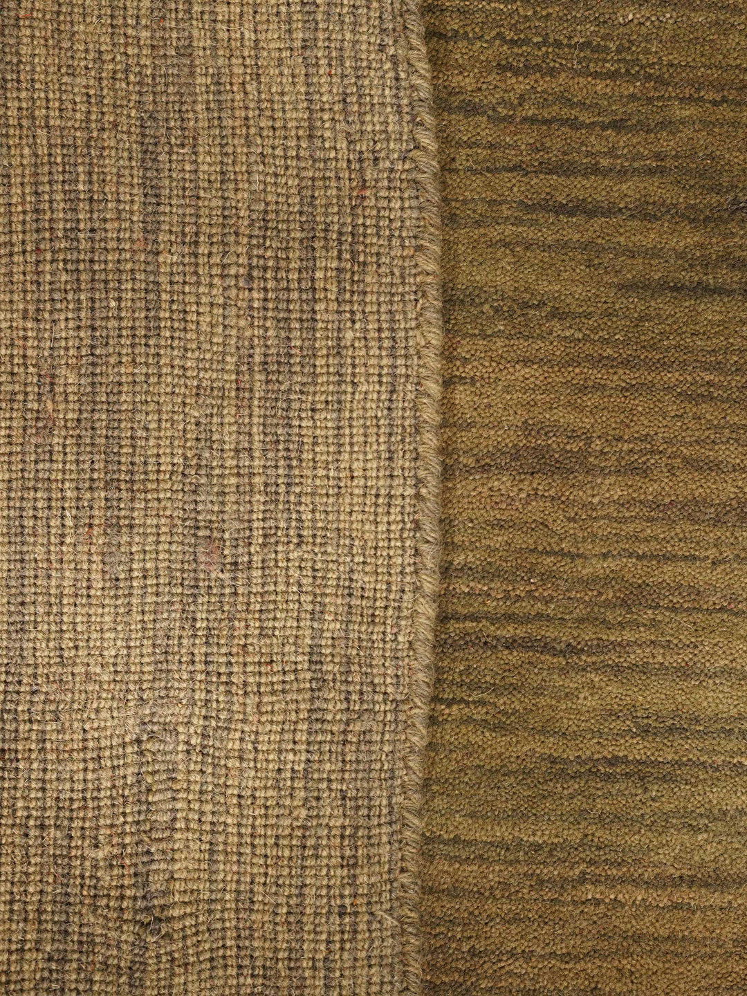 Solid Hand Knotted Wool Rug