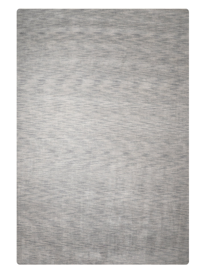 Solid Hand Knotted Wool Rug