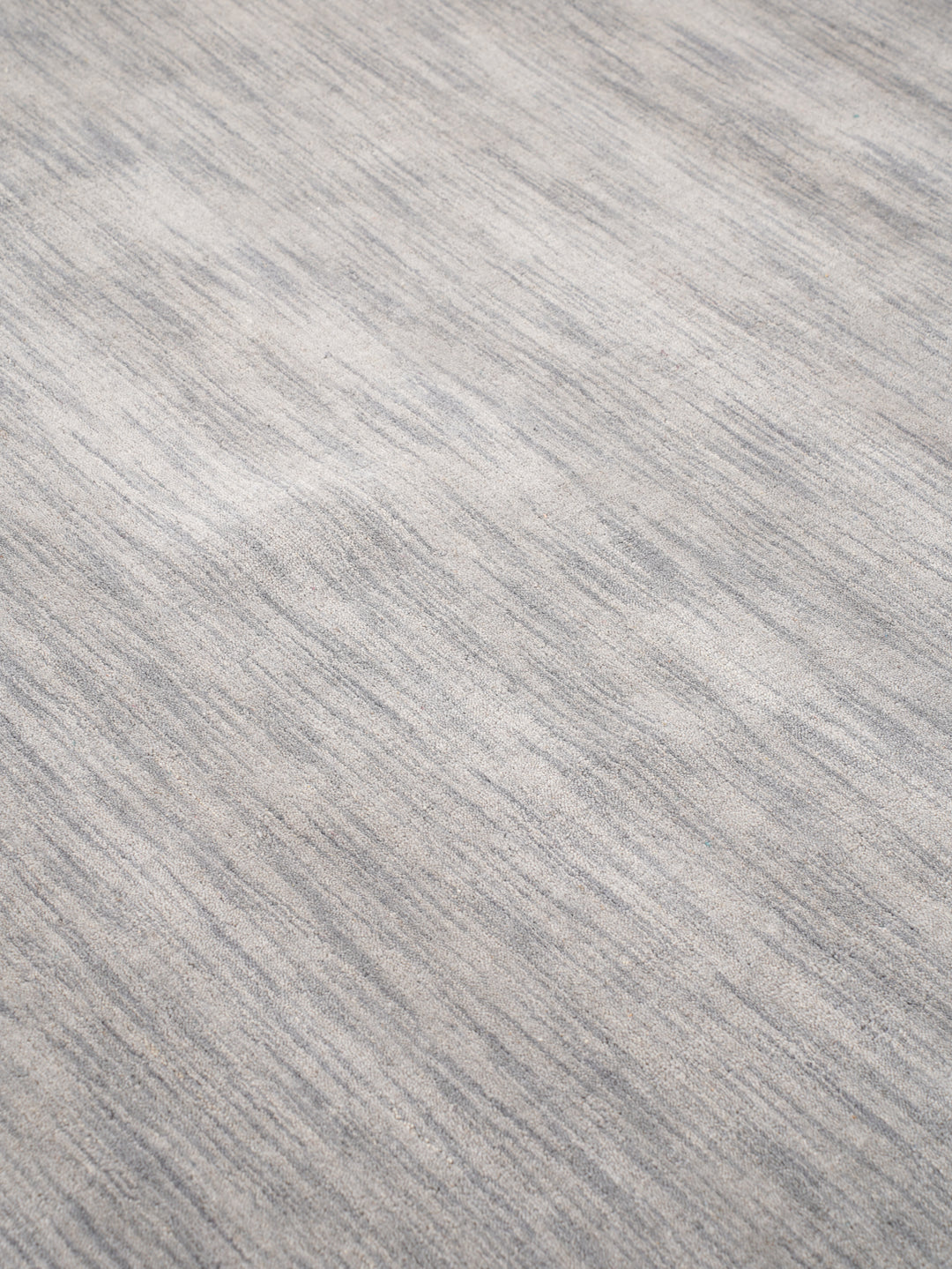 Solid Hand Knotted Wool Rug