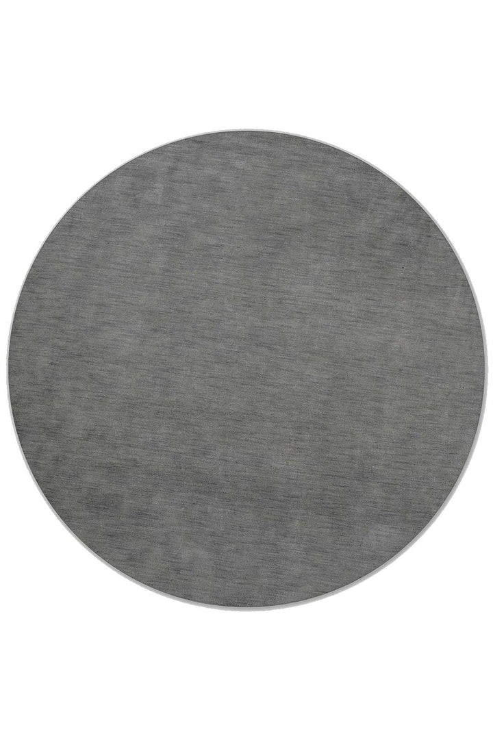 Solid Hand Knotted Wool Rug