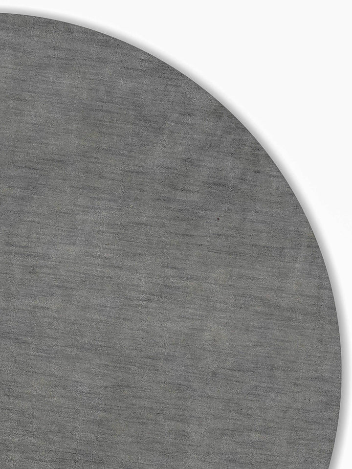 Solid Hand Knotted Wool Rug