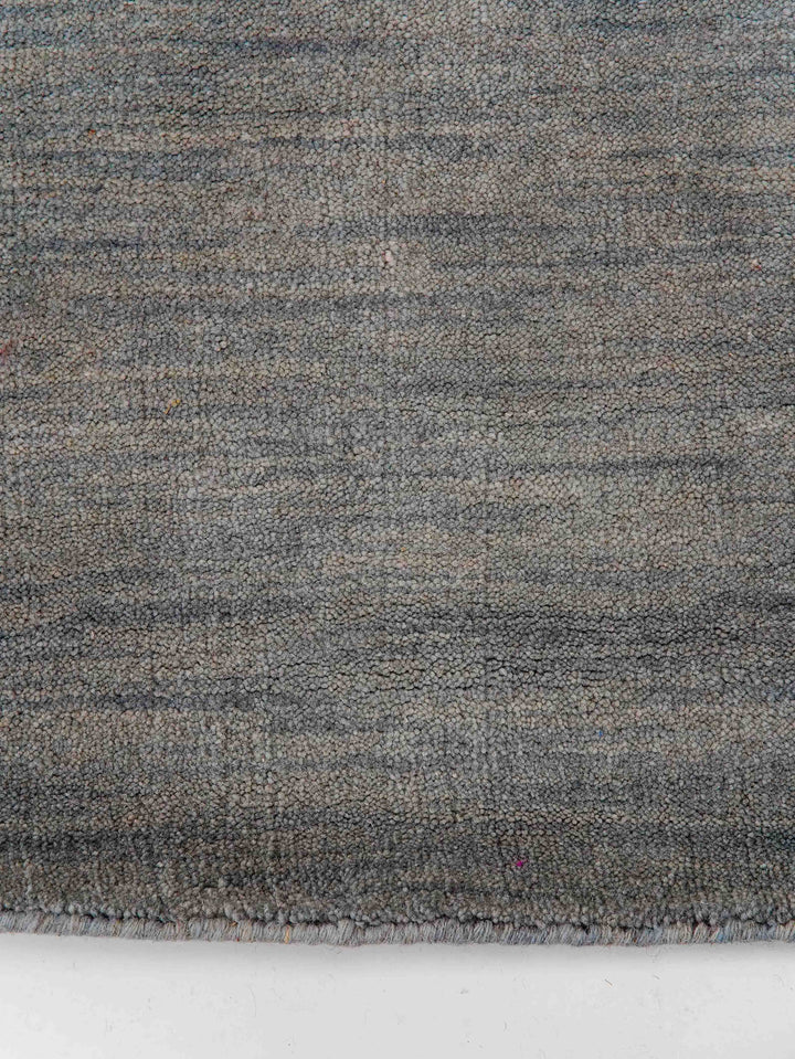 Solid Hand Knotted Wool Rug