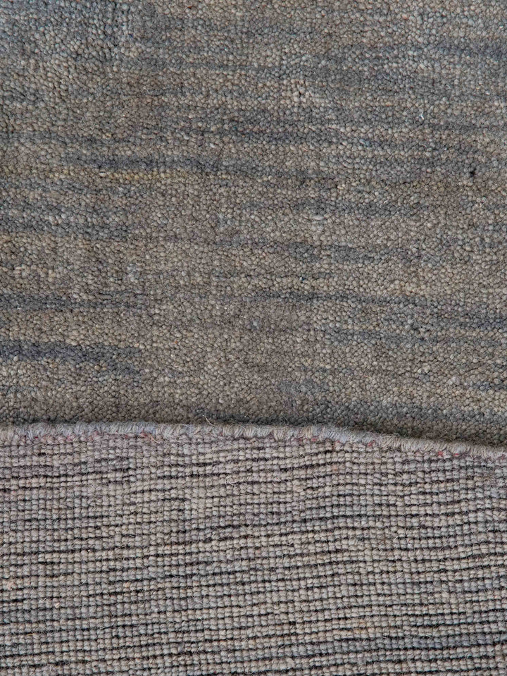 Solid Hand Knotted Wool Rug