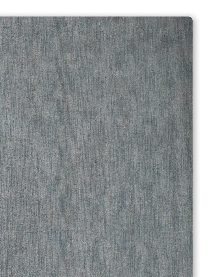 Solid Hand Knotted Wool Rug