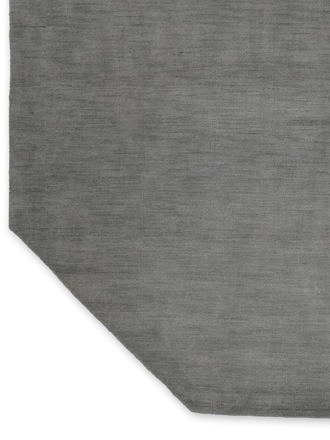 Solid Hand Knotted Wool Rug