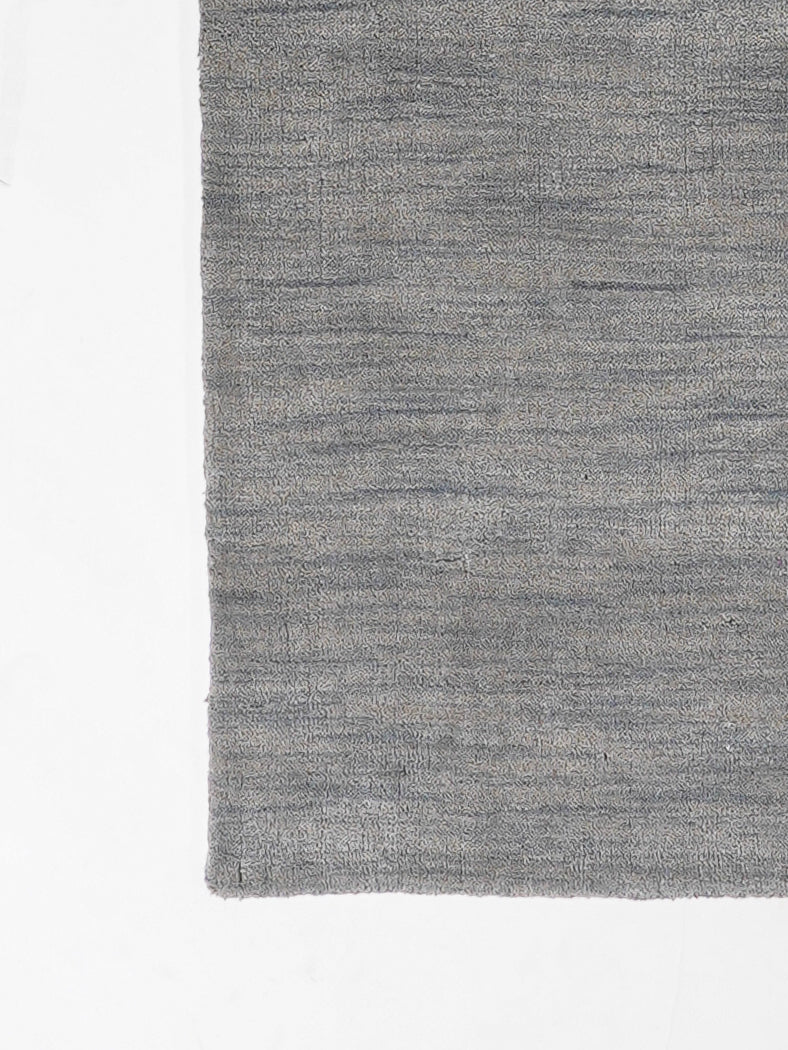 Solid Hand Knotted Wool Rug