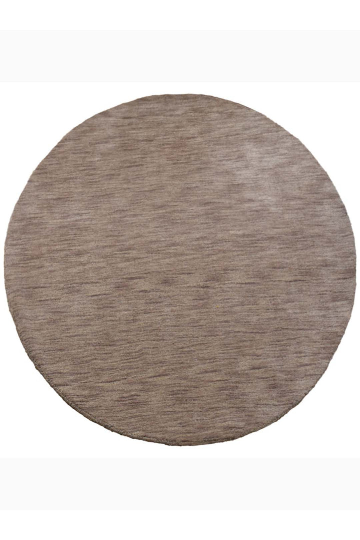 Solid Hand Knotted Wool Rug