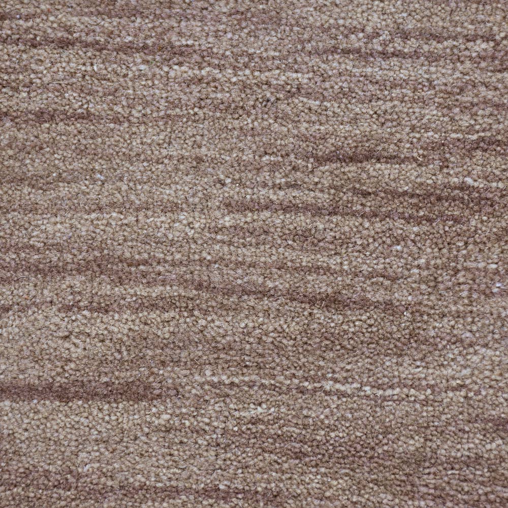 Solid Hand Knotted Wool Rug