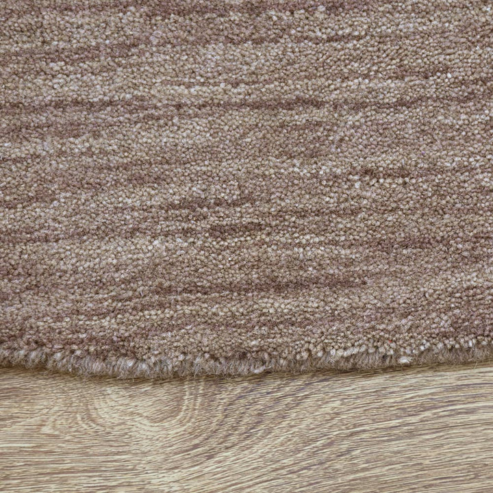 Solid Hand Knotted Wool Rug