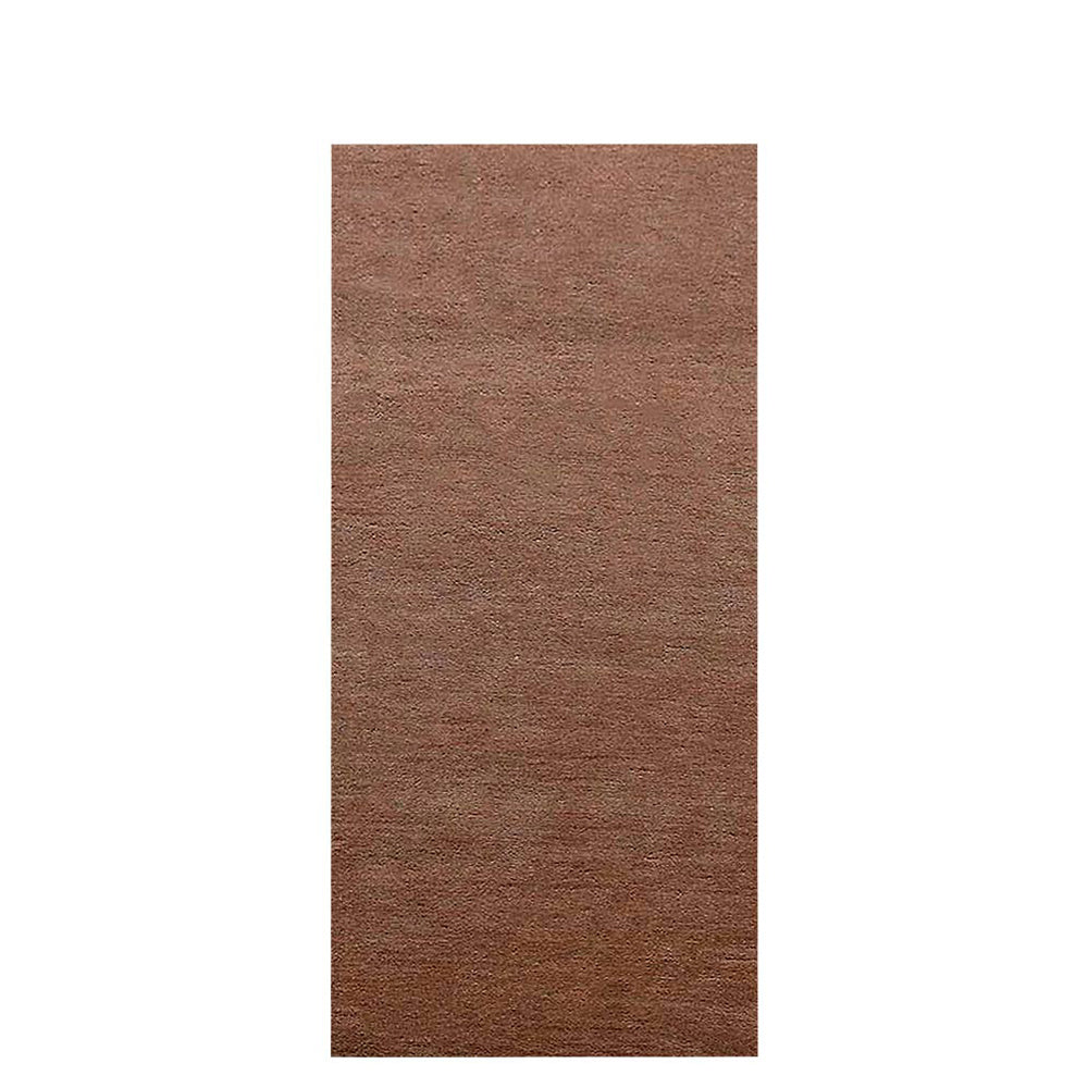 Solid Hand Knotted Wool Rug