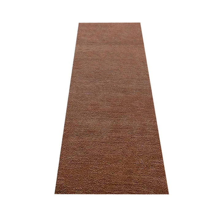 Solid Hand Knotted Wool Rug